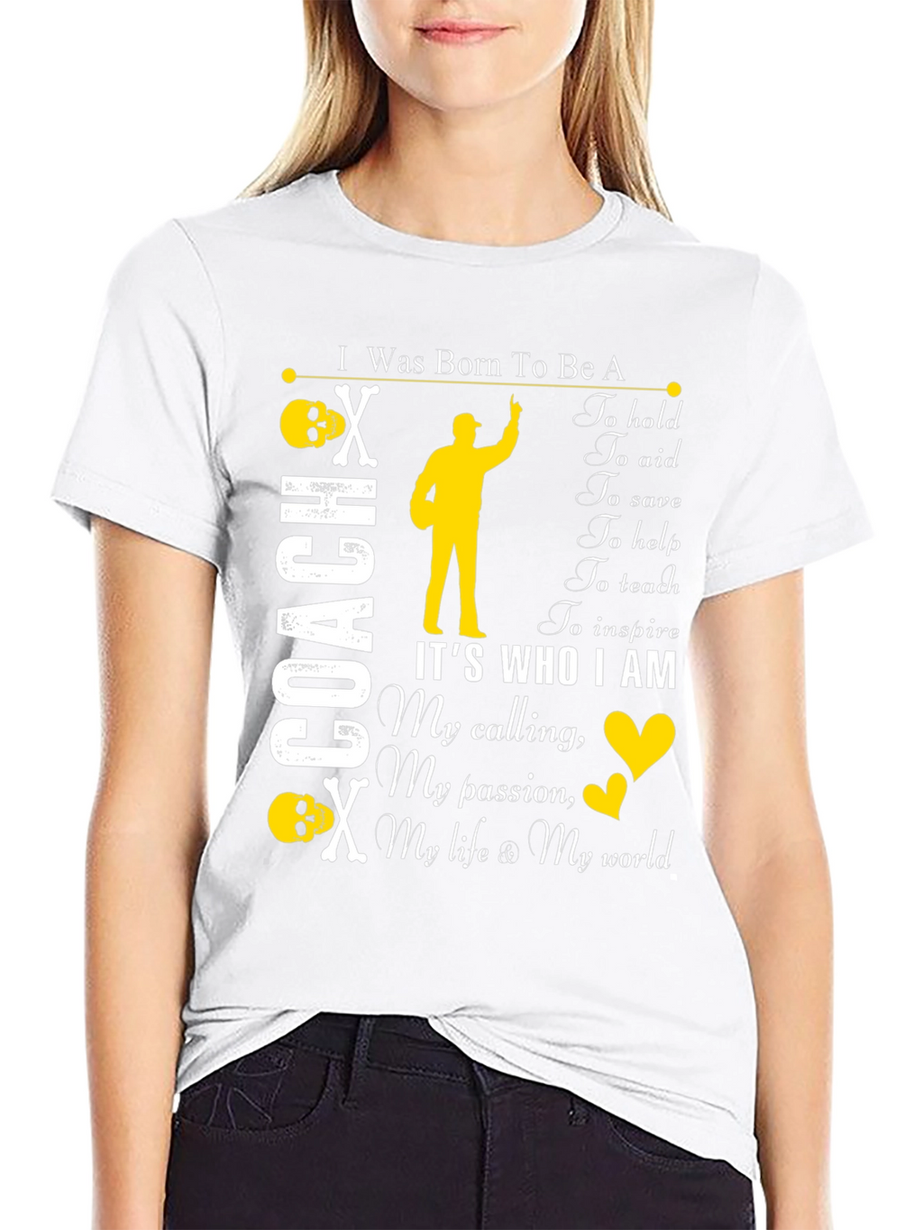 I Was Born To Be A Coach T-Shirt