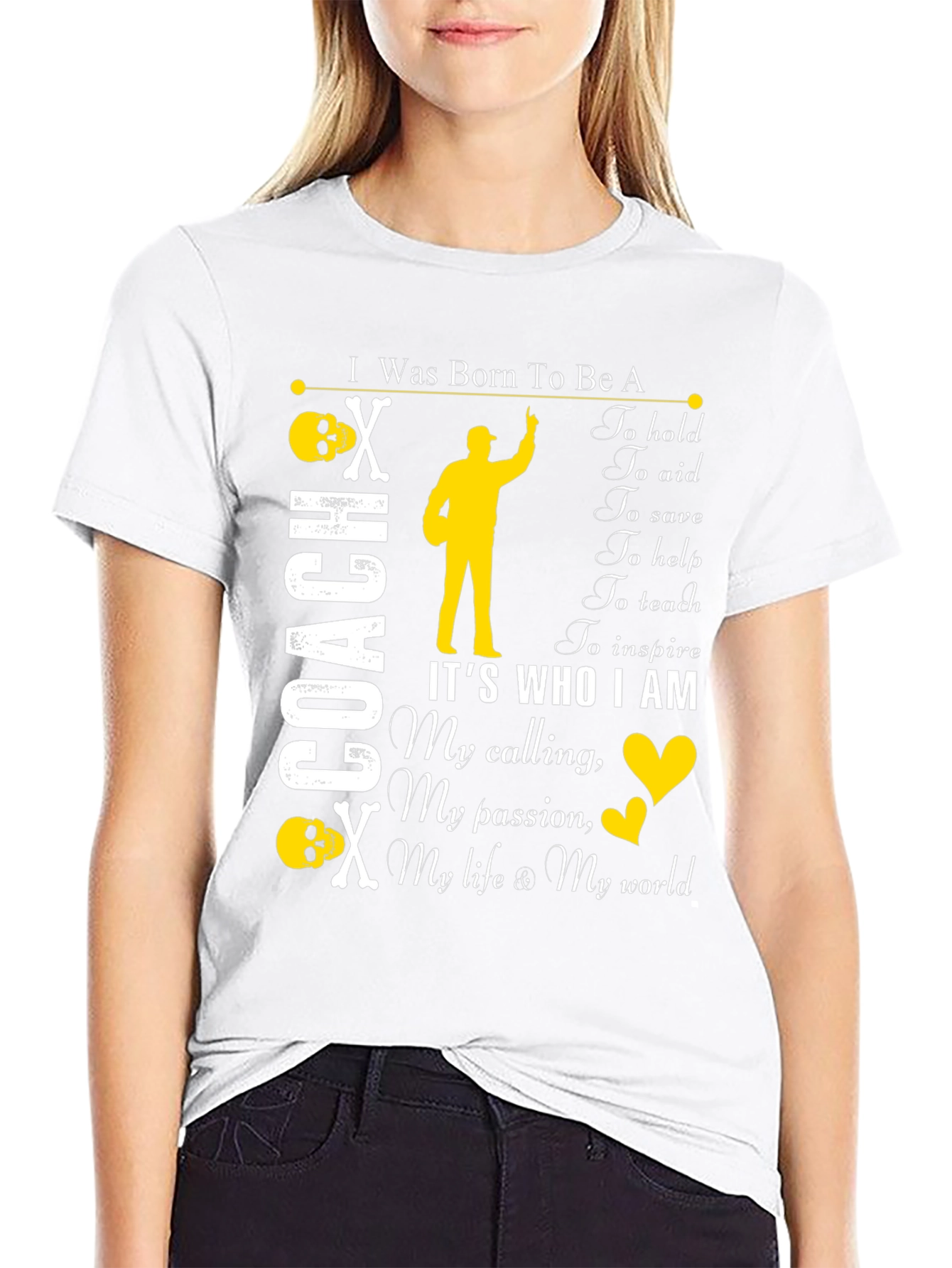 I Was Born To Be A Coach T-Shirt