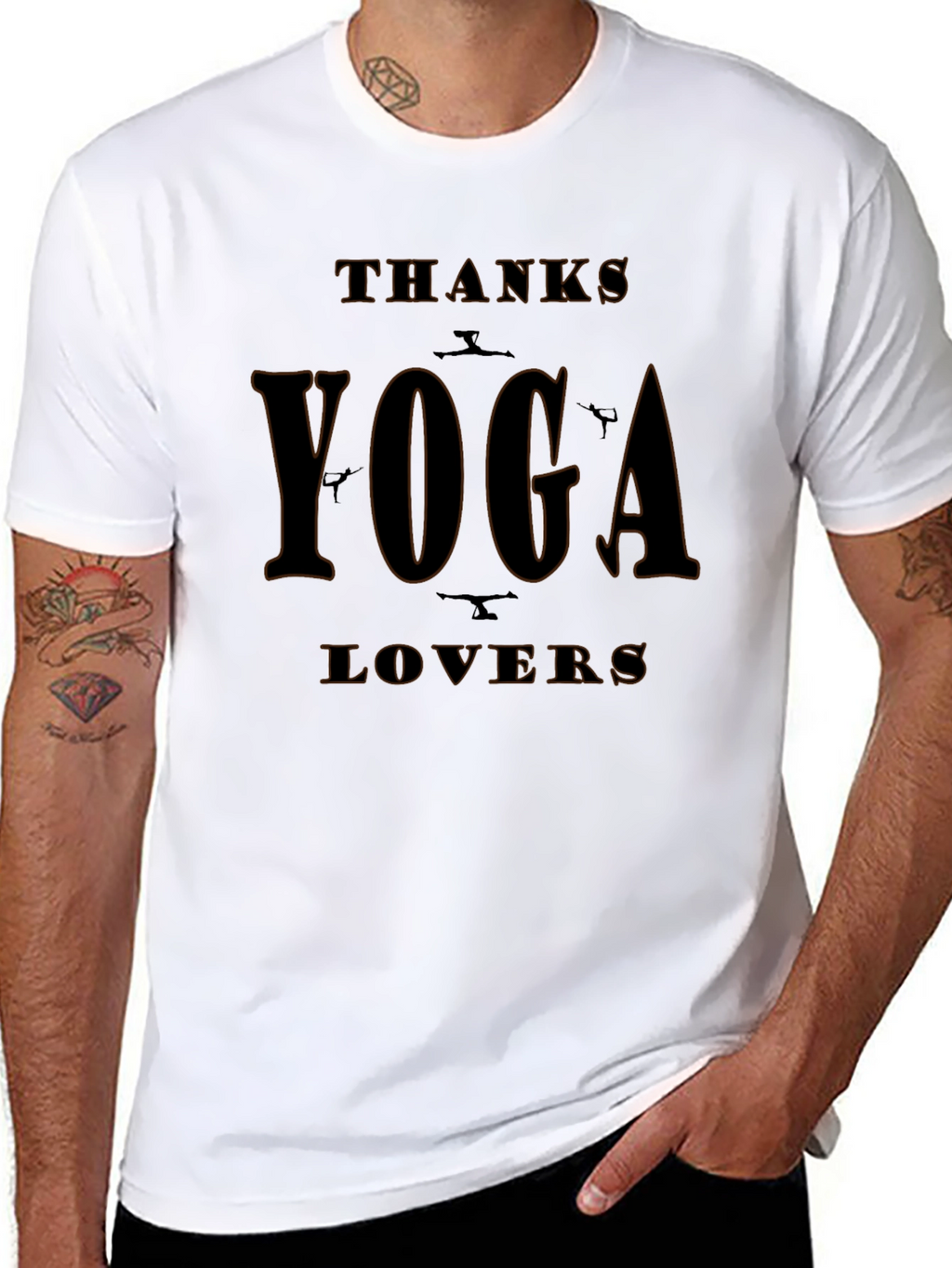 Yoga Lovers Graphic T-Shirt