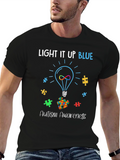 Autism Awareness Light It Up Blue T-Shirt