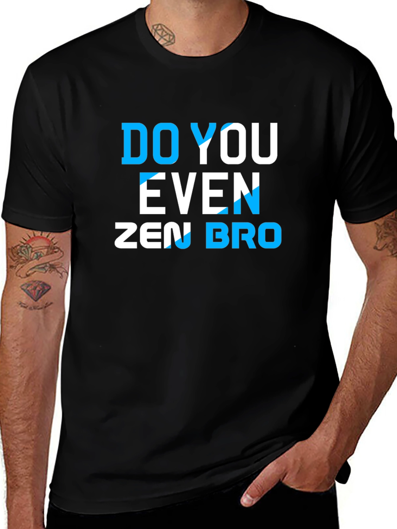 Do You Even Zen Bro T-Shirt - Funny Gym Workout Tee
