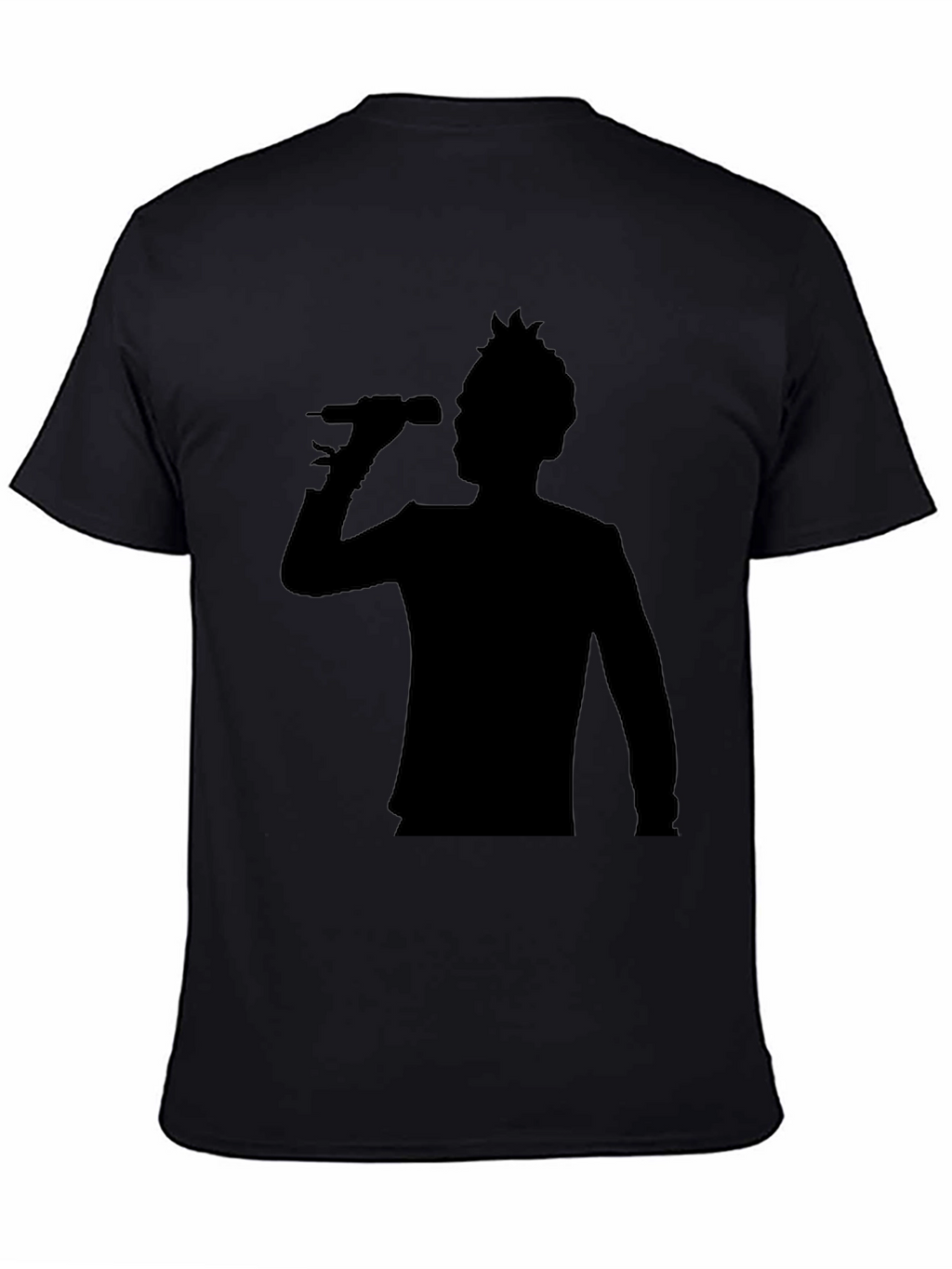 Silhouette Singer Black T-Shirt