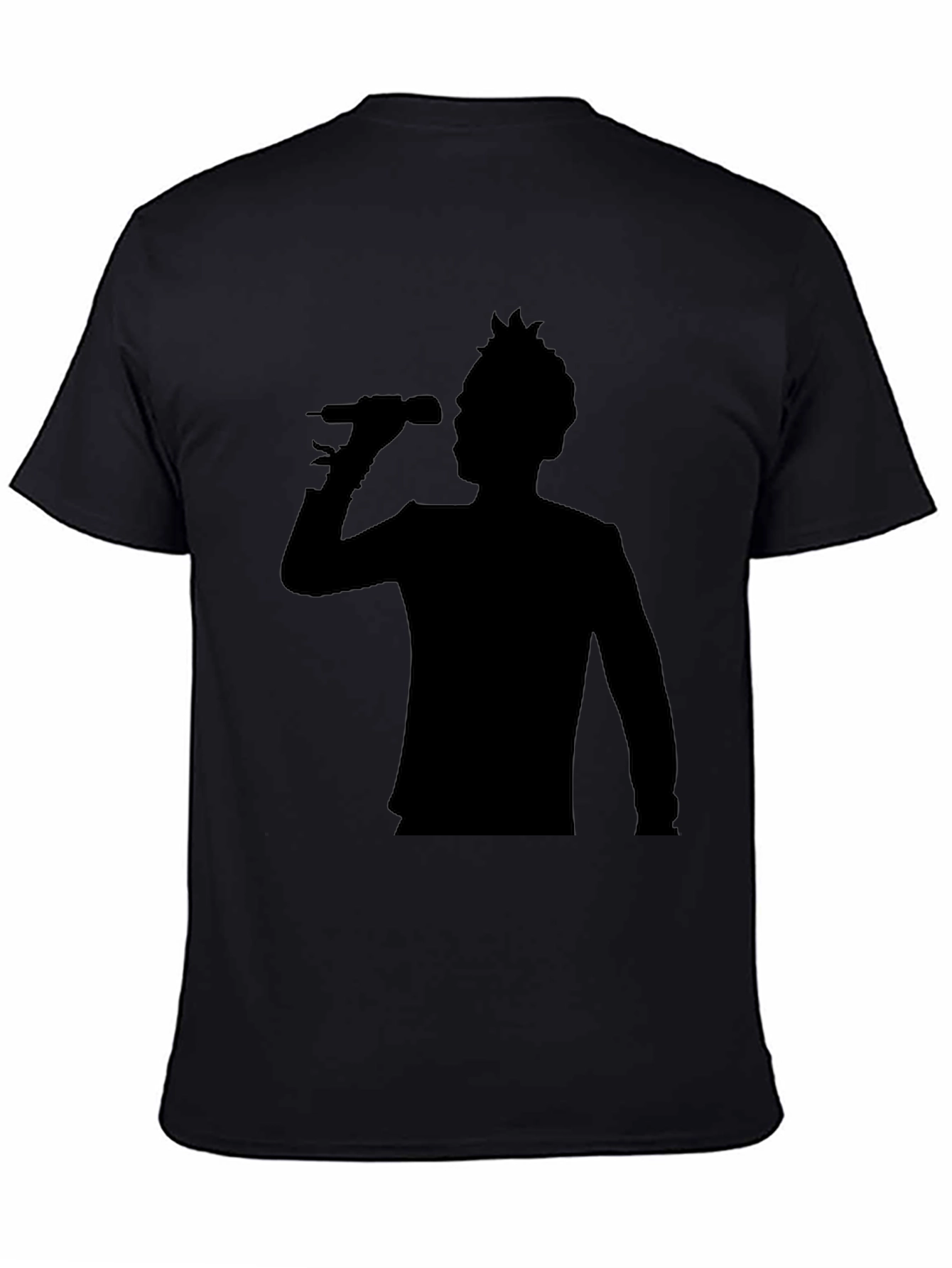 Silhouette Singer Black T-Shirt