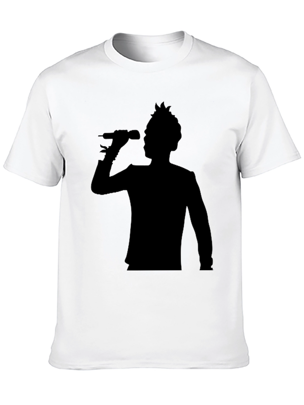 Silhouette Singer Black T-Shirt