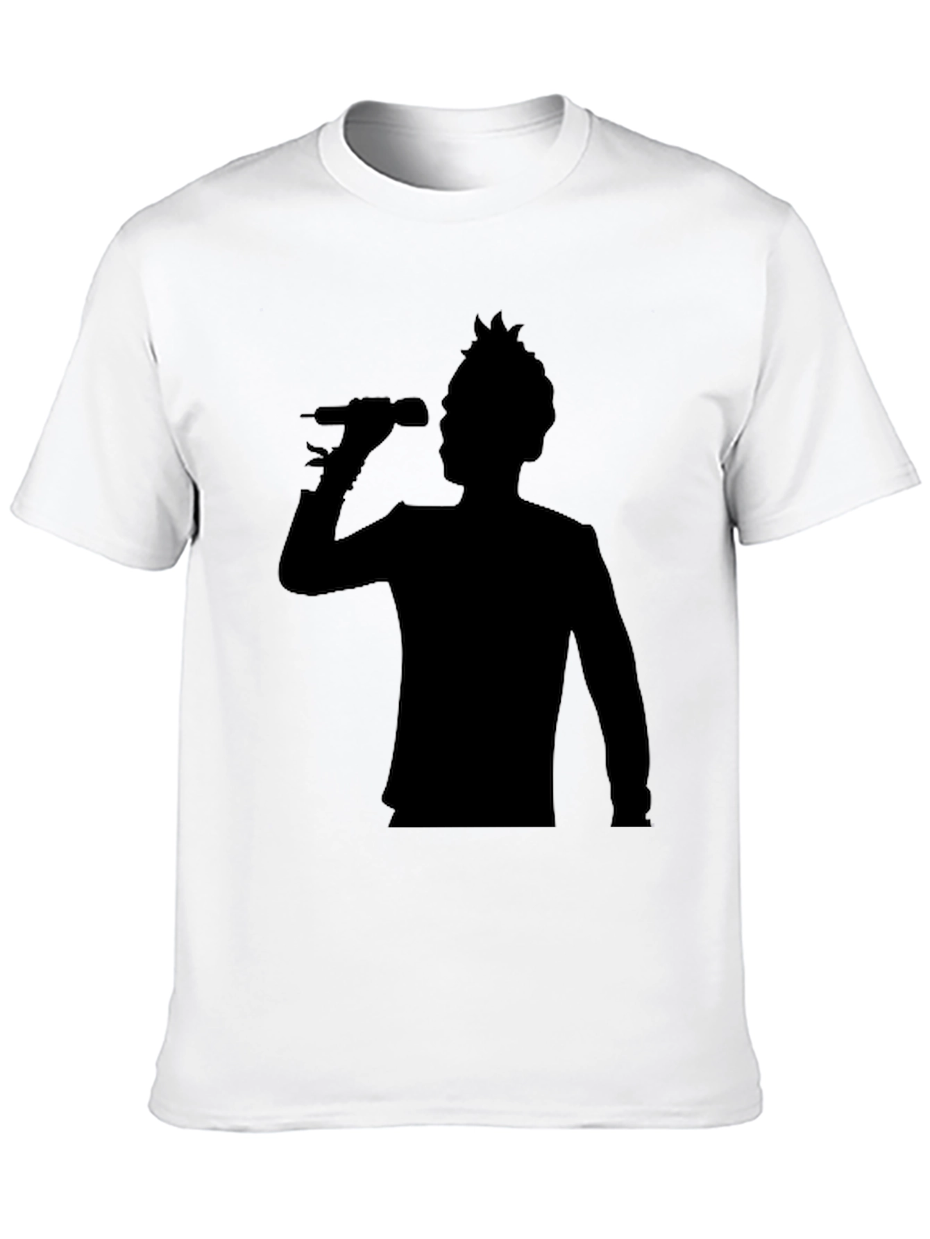 Silhouette Singer Black T-Shirt
