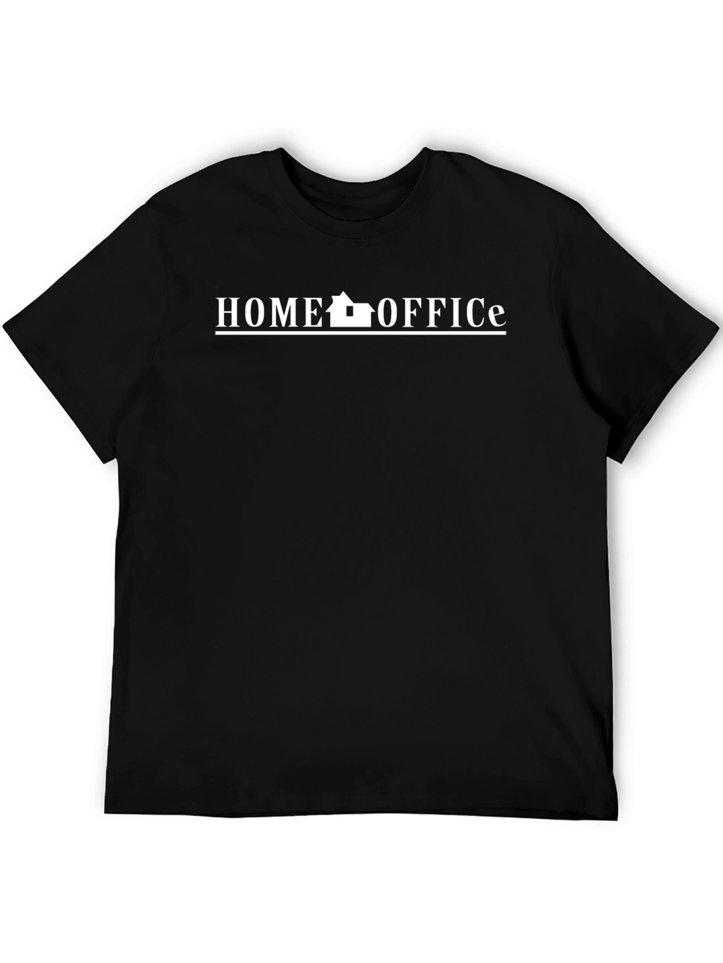 Home Office Graphic T-Shirt - Black