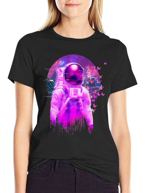 Astronaut Butterfly T-Shirt - Space Dreamer