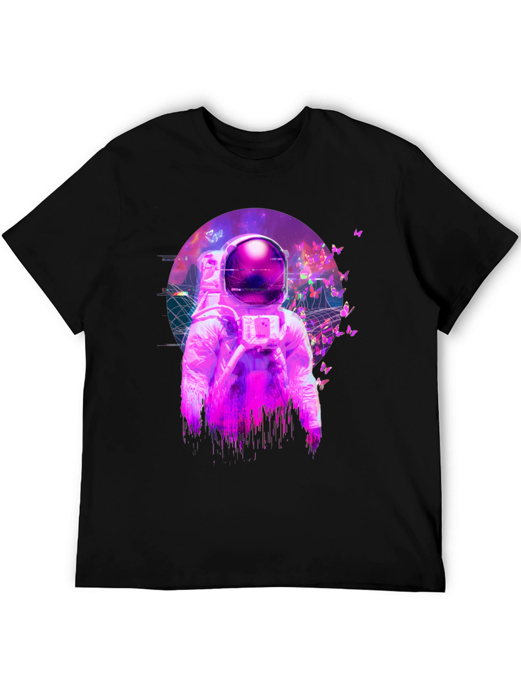 Astronaut Butterfly T-Shirt - Space Dreamer