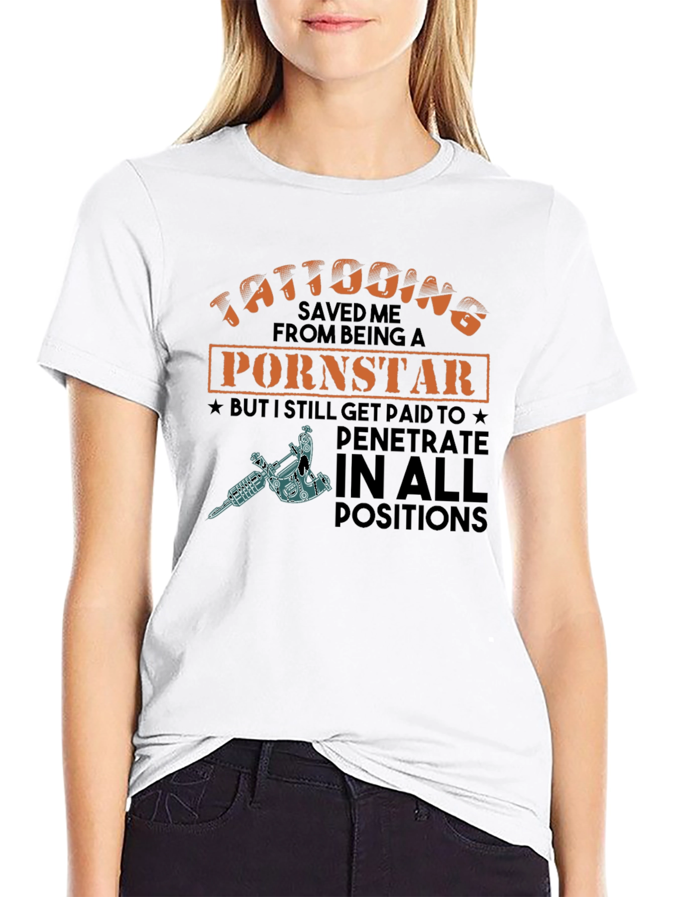 Tattooing Pornstar Graphic Tee