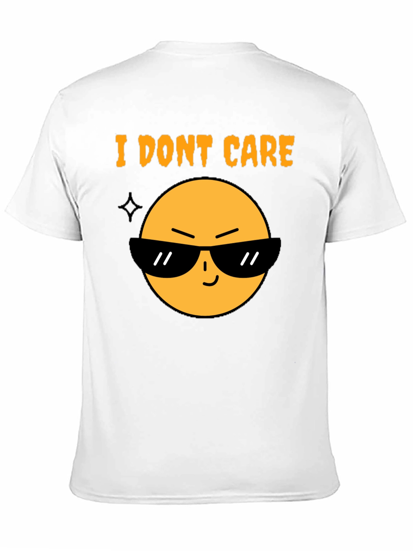 I Dont Care Emoji T-Shirt