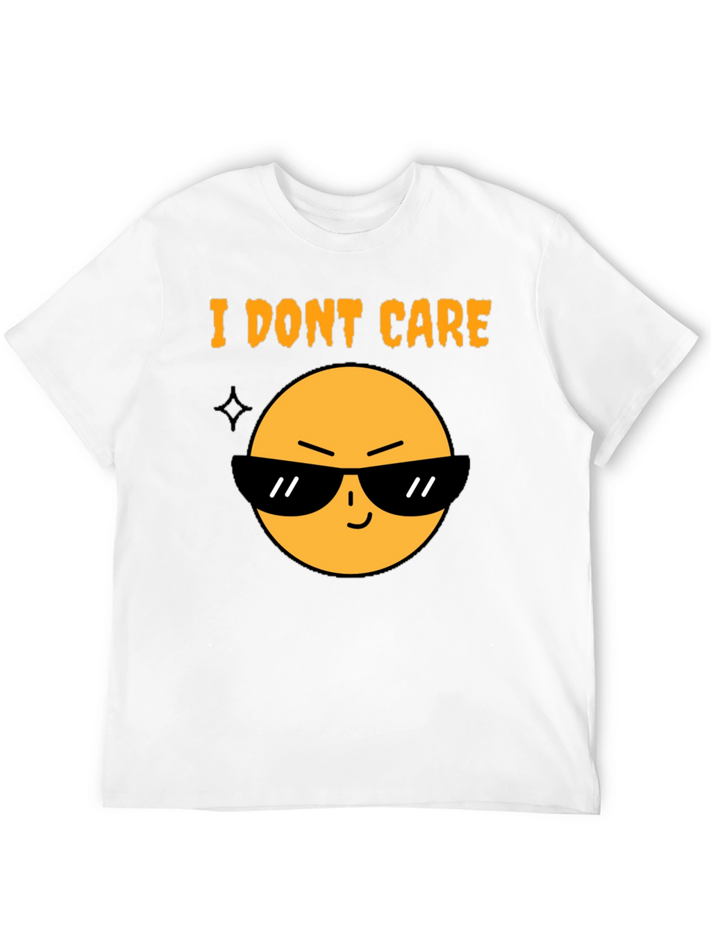 I Dont Care Emoji T-Shirt