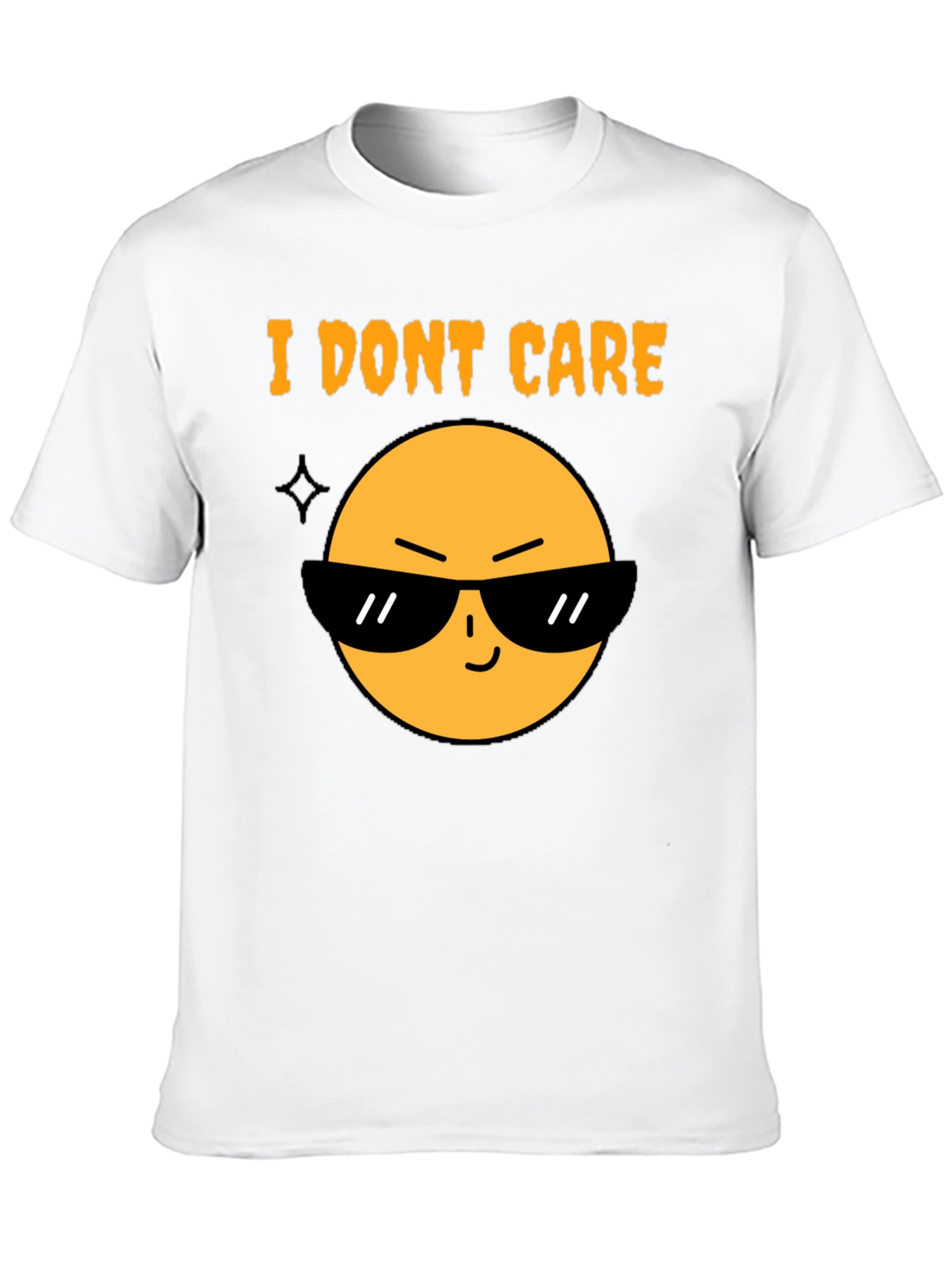 I Dont Care Emoji T-Shirt