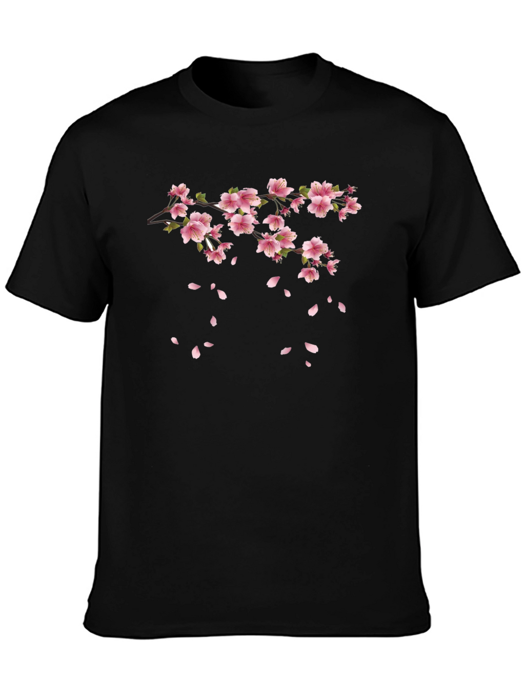 Blossom Branch Black T-Shirt