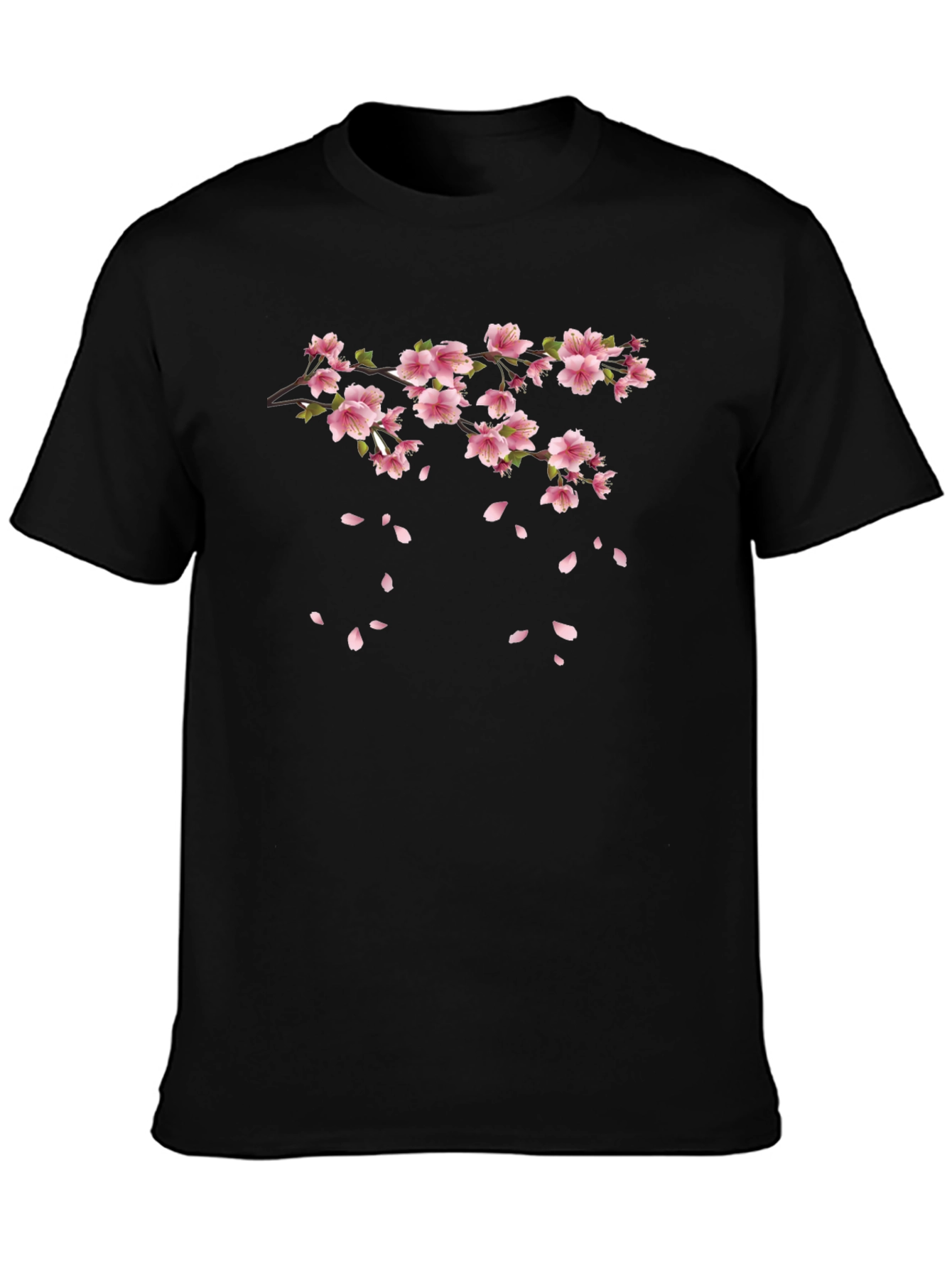 Blossom Branch Black T-Shirt