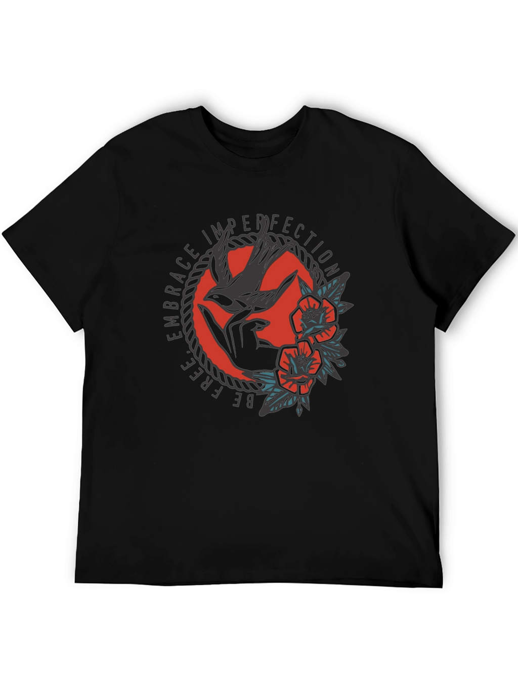 Embrace Imperfection Graphic Tee - Free Bird Shirt