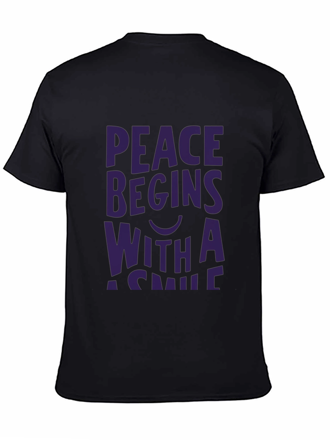 Peace Begins With a Smile Graphic Tee