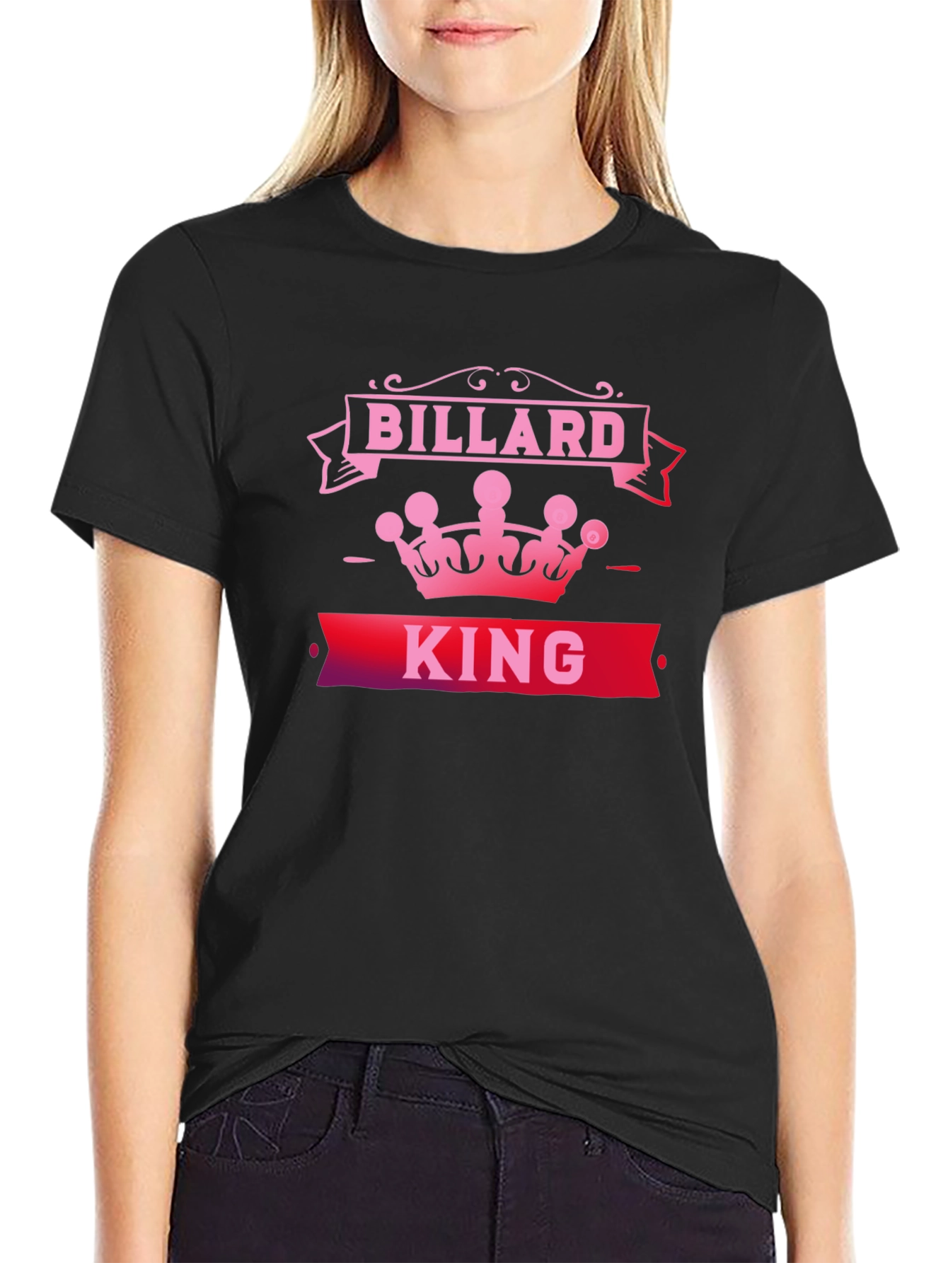Billard King T-Shirt - Stylish Pool Player Tee