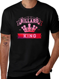 Billard King T-Shirt - Stylish Pool Player Tee