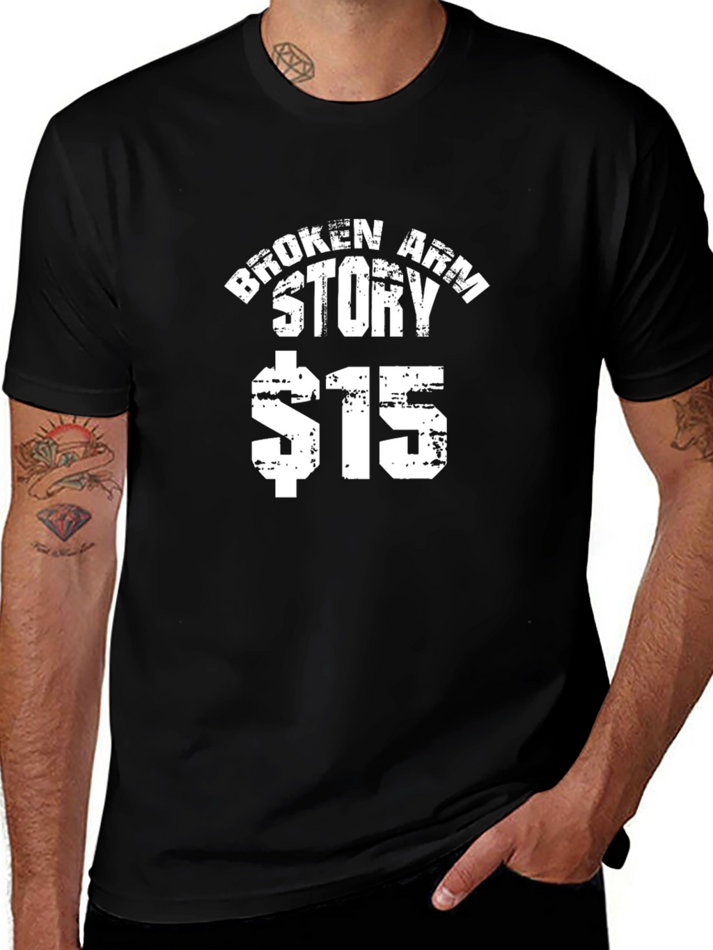 Broken Arm Story $15 T-Shirt
