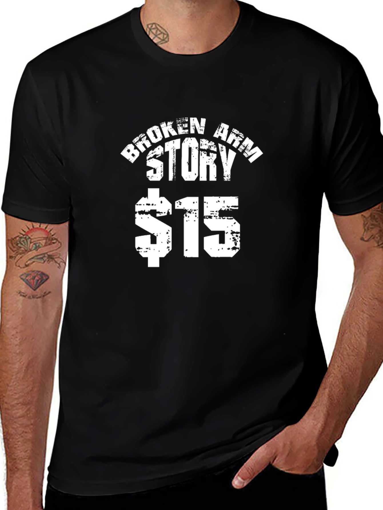 Broken Arm Story $15 T-Shirt