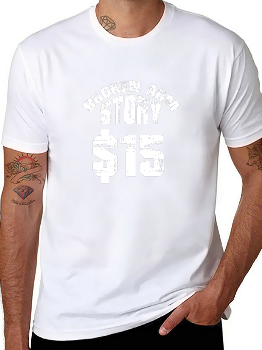 Broken Arm Story $15 T-Shirt