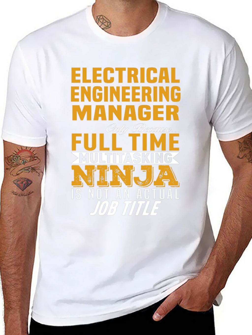 Electrical Engineer Manager Multitasking Ninja T-Shirt