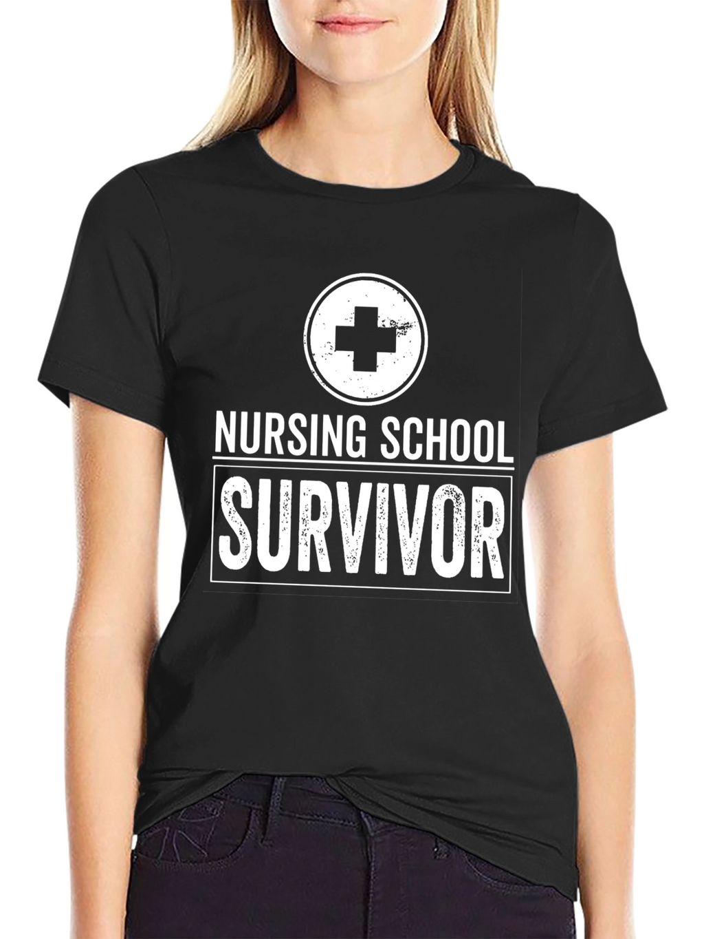 Nursing School Survivor Graphic Tee