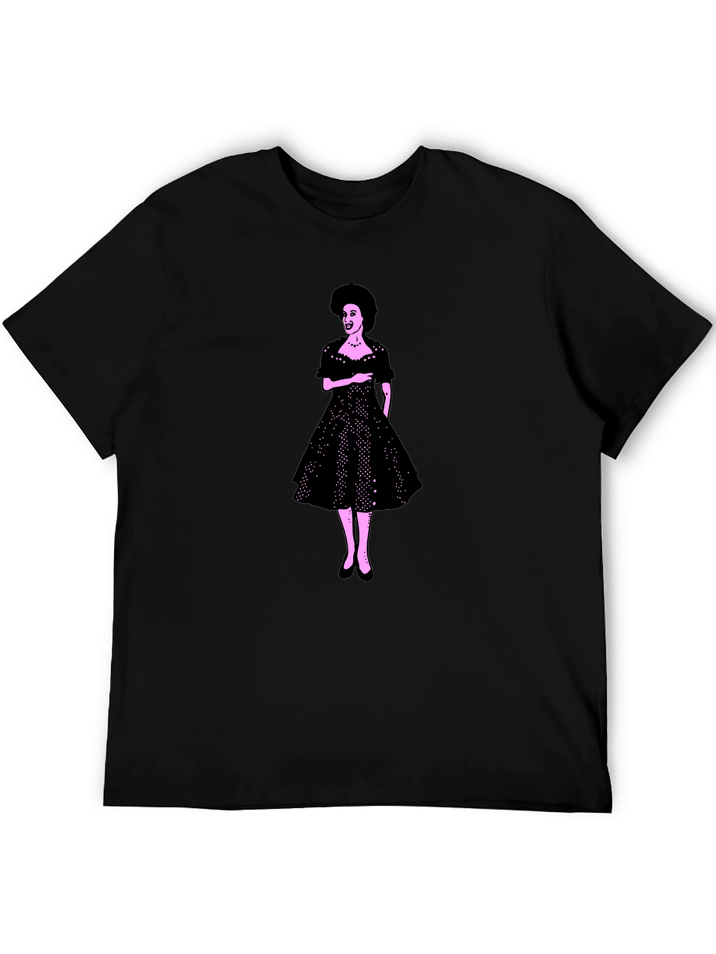 Retro Dress Graphic Tee - Classic Style