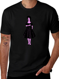Retro Dress Graphic Tee - Classic Style