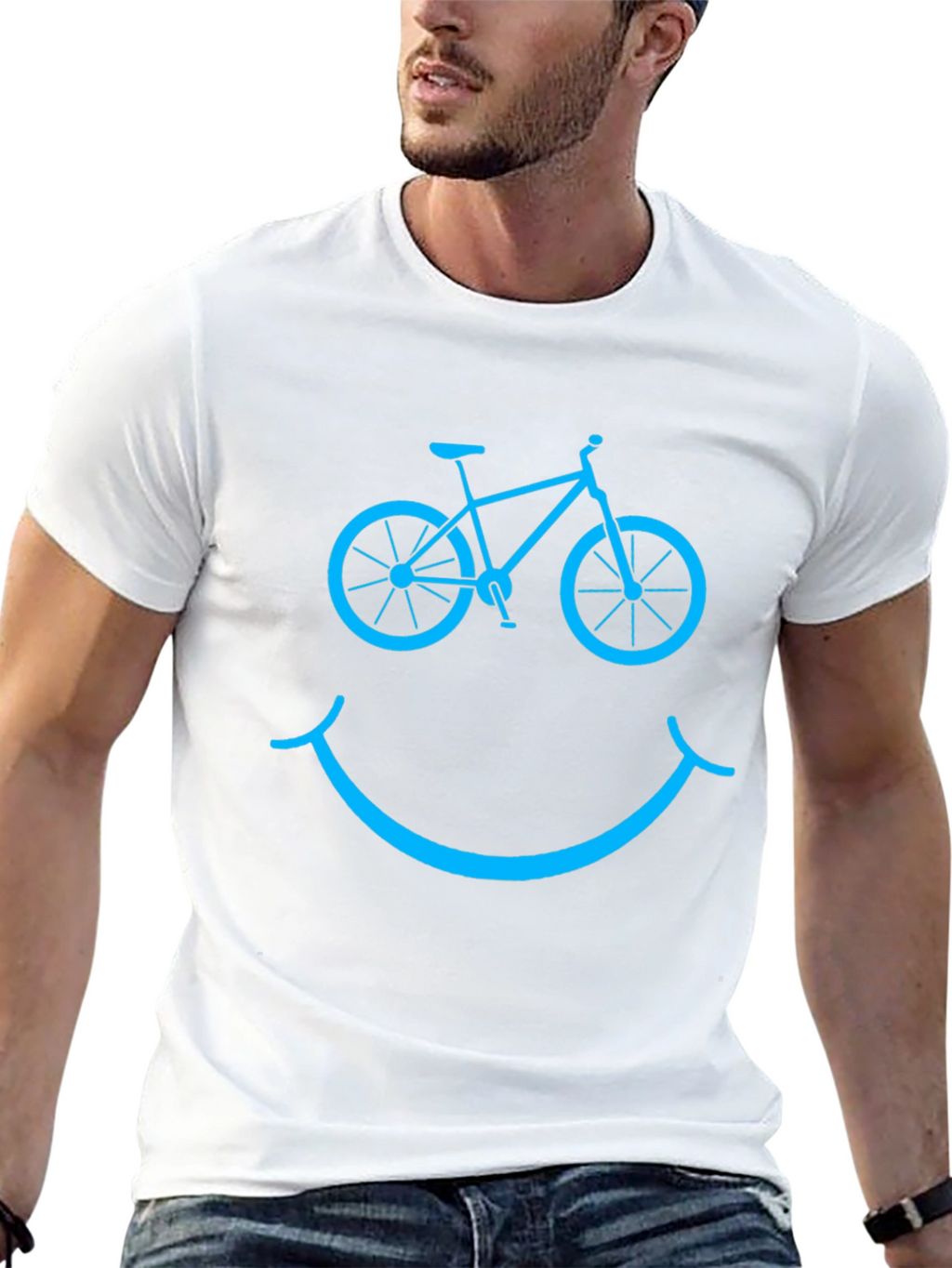 Bike Smiley T-Shirt