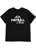 Football Mom Graphic Tee - Sporty Comfort