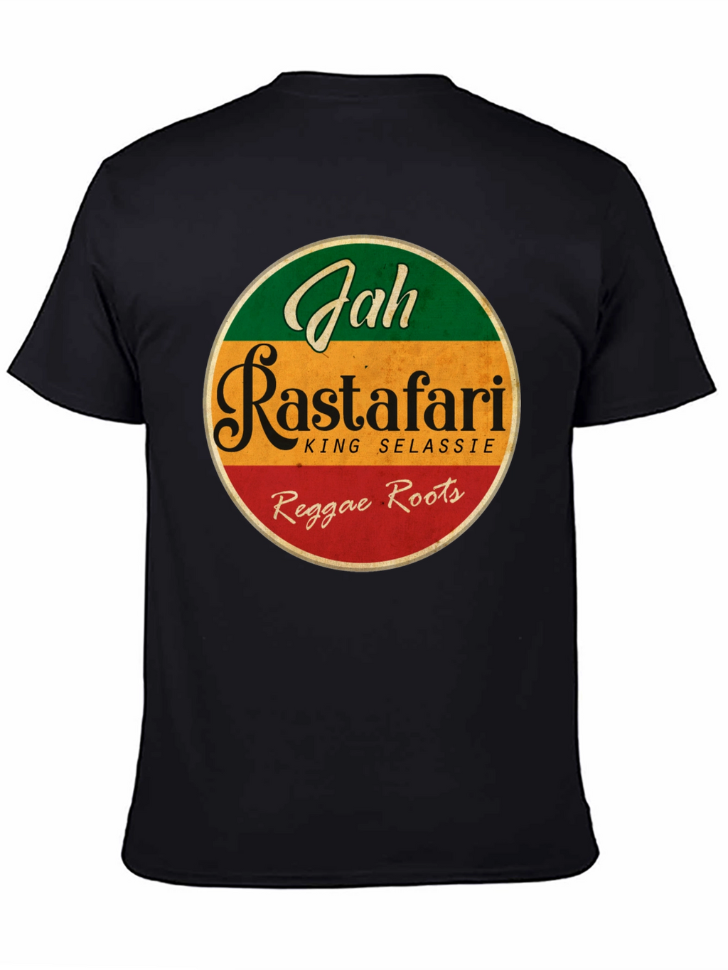 Rasta Reggae T-Shirt - Jah Rastafari King Selassie