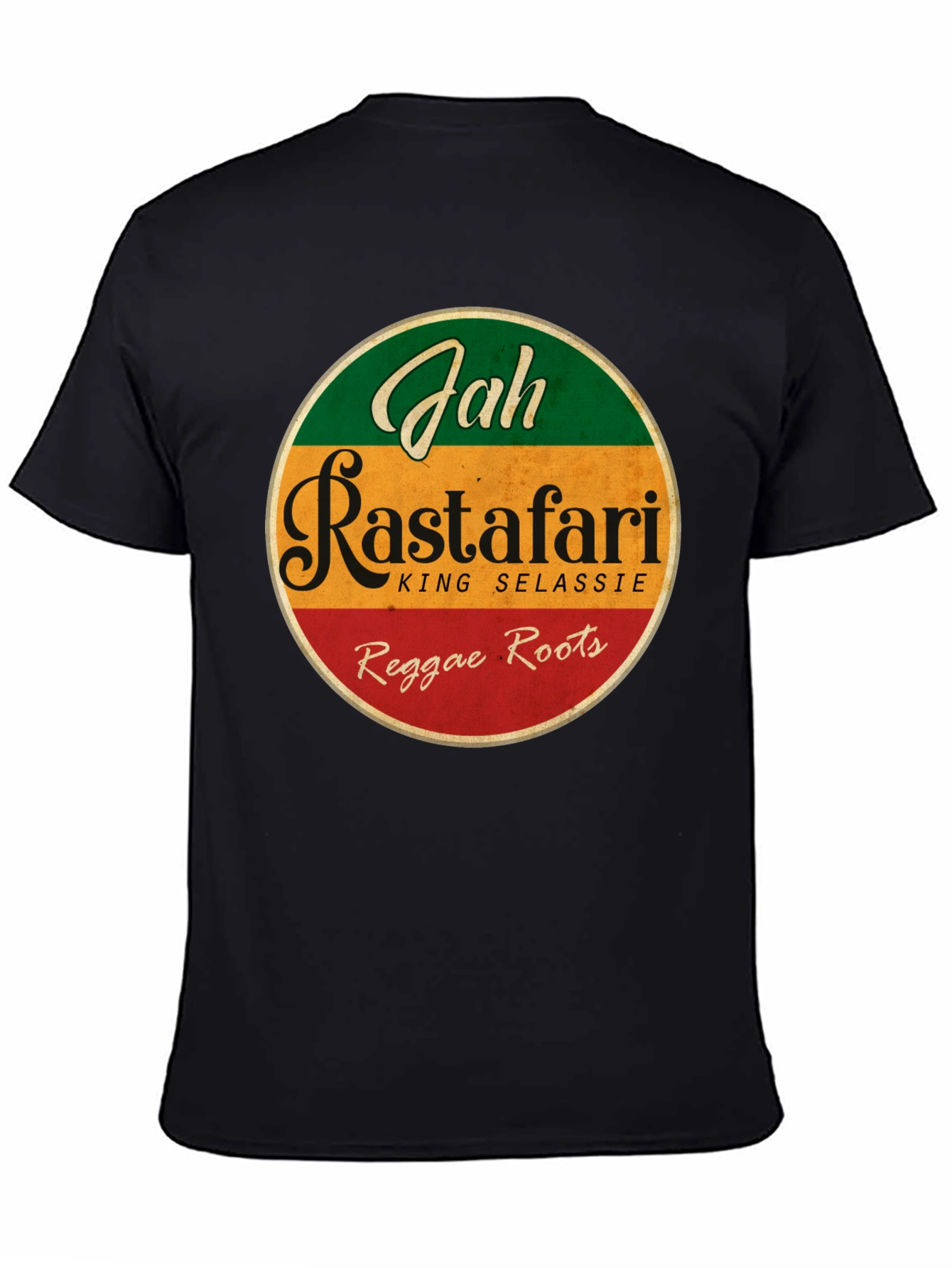 Rasta Reggae T-Shirt - Jah Rastafari King Selassie
