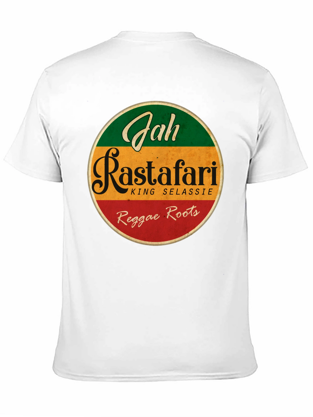 Rasta Reggae T-Shirt - Jah Rastafari King Selassie