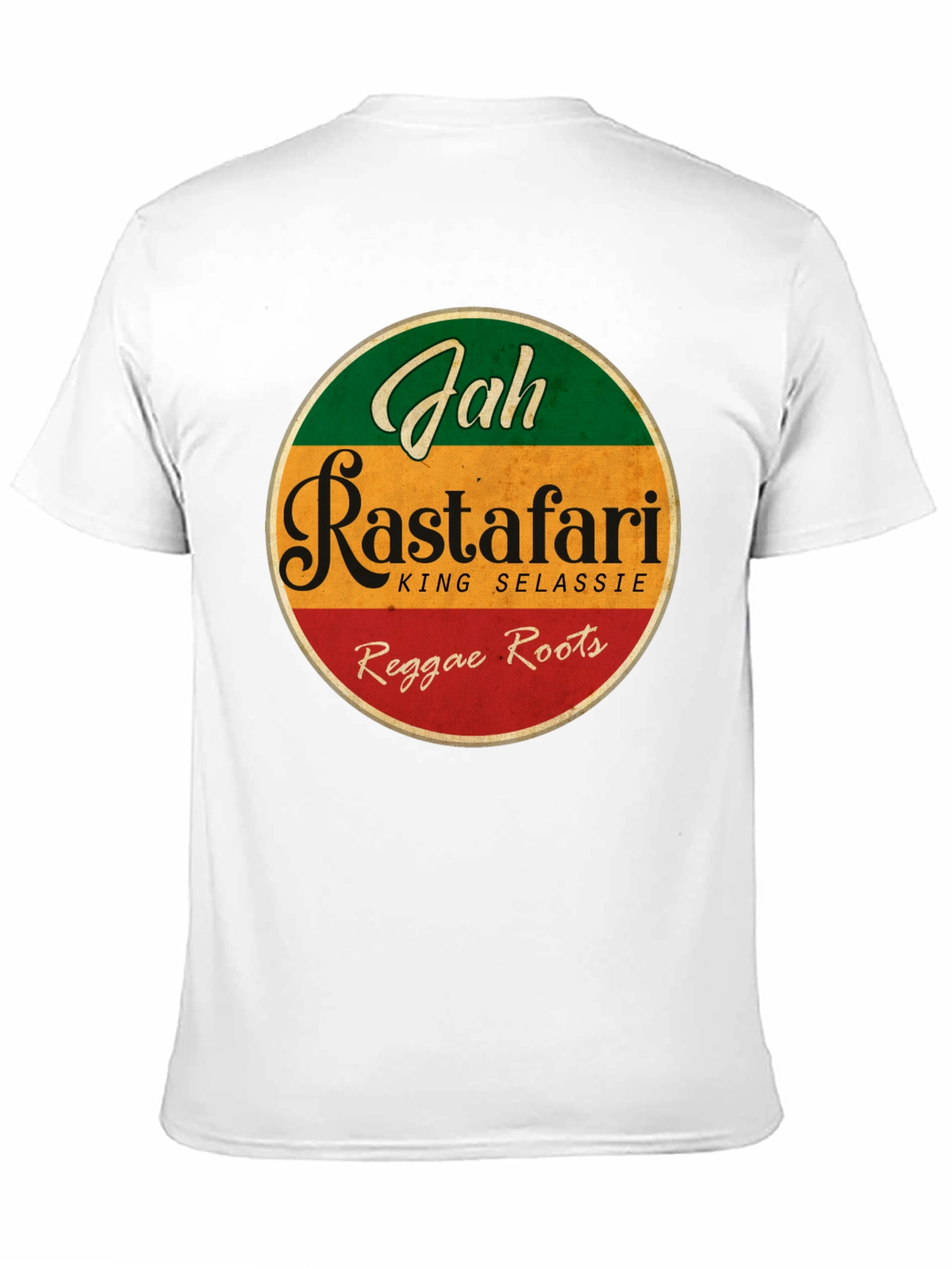 Rasta Reggae T-Shirt - Jah Rastafari King Selassie