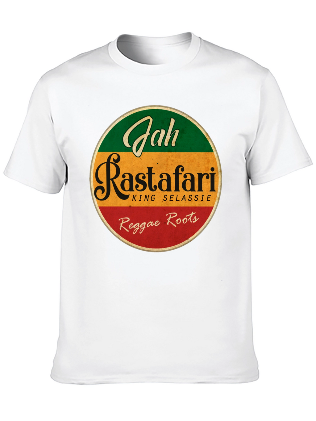 Rasta Reggae T-Shirt - Jah Rastafari King Selassie