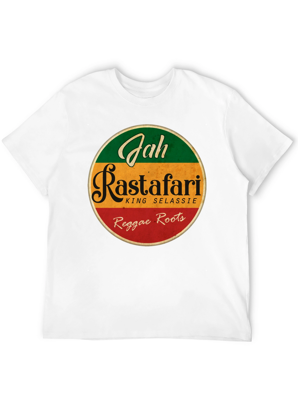 Rasta Reggae T-Shirt - Jah Rastafari King Selassie