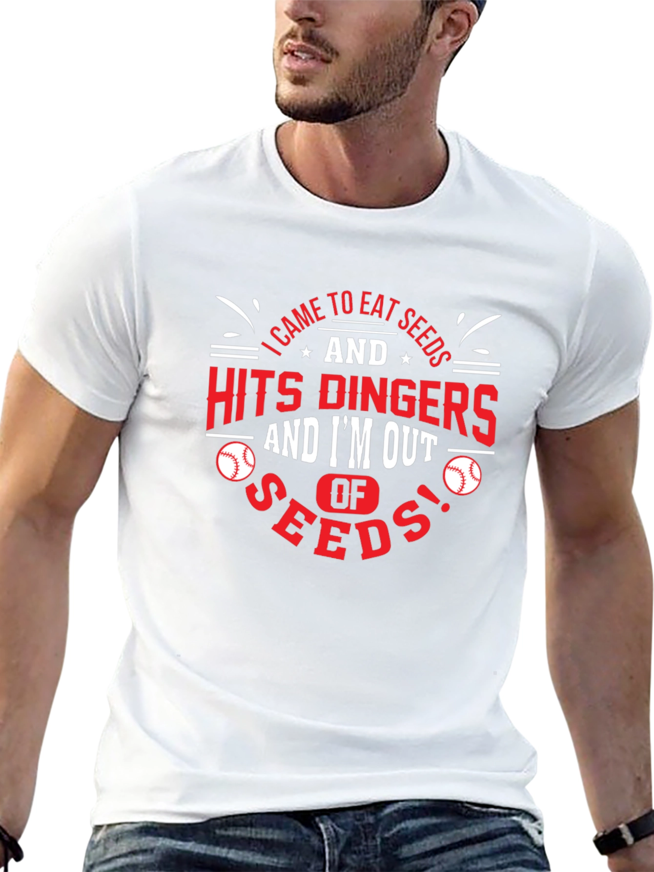 Eat Seeds & Hit Dingers Graphic Tee