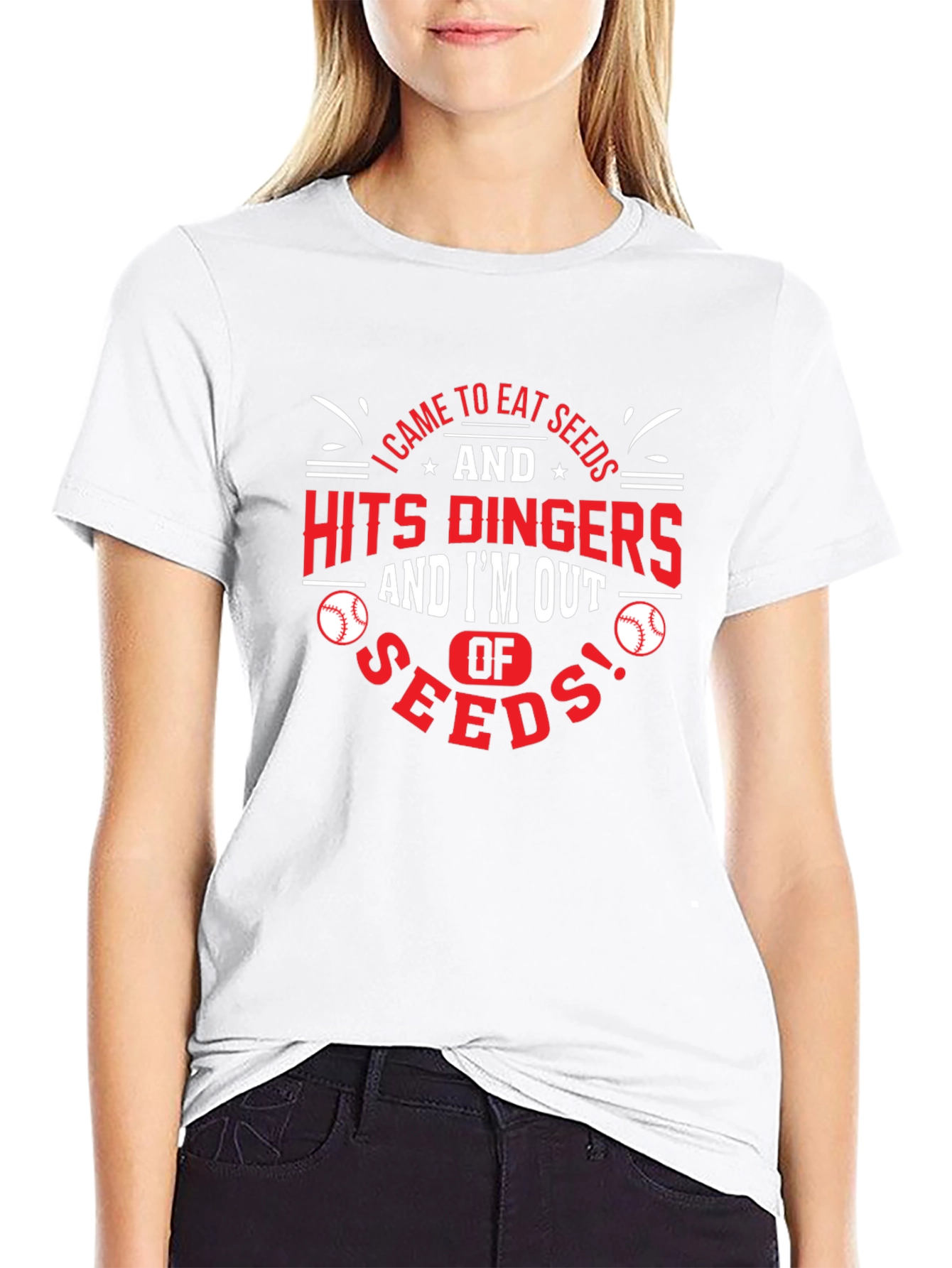 Eat Seeds & Hit Dingers Graphic Tee