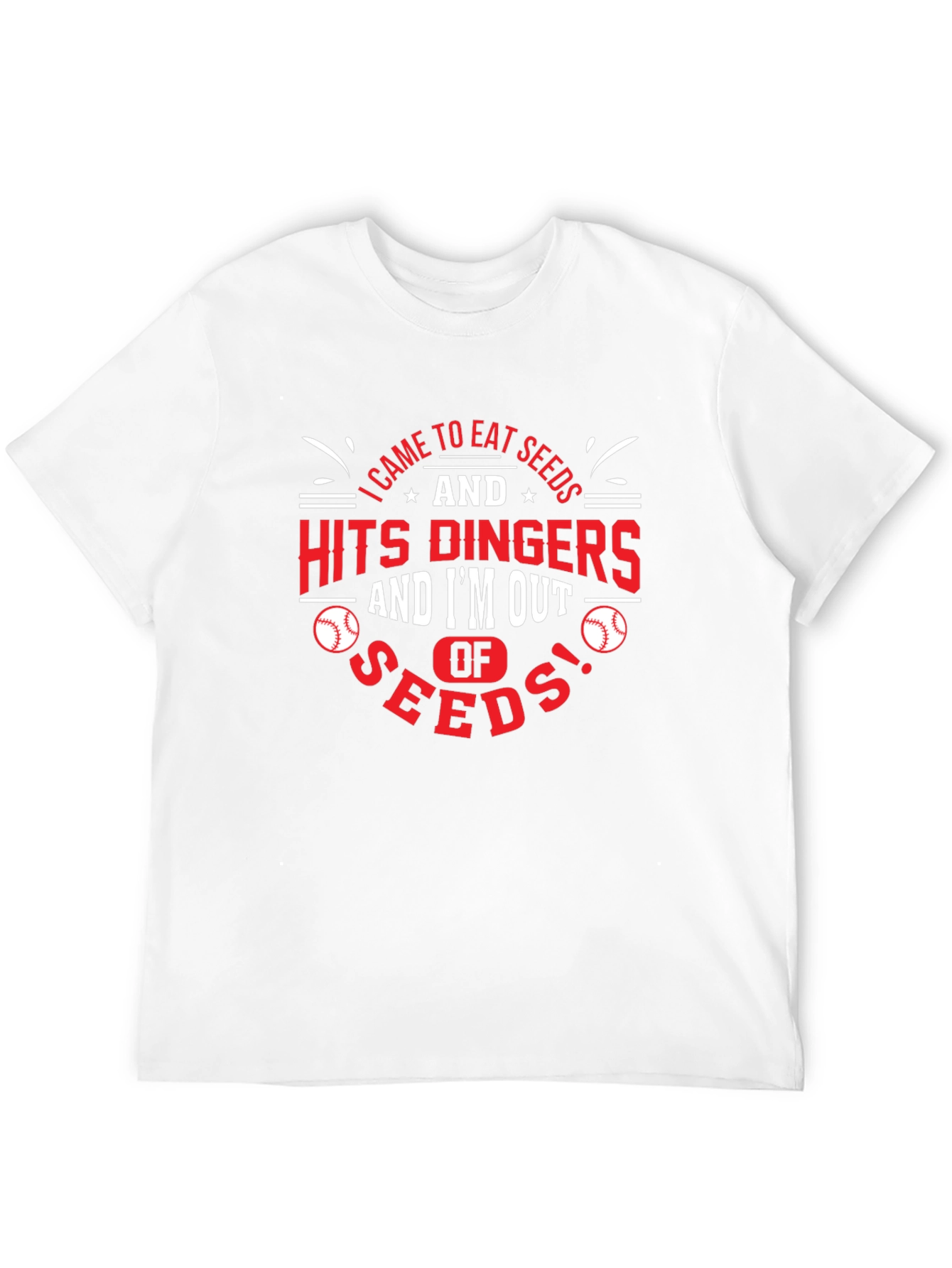 Eat Seeds & Hit Dingers Graphic Tee