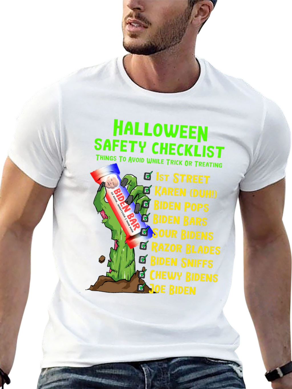 Halloween Safety Checklist Novelty T-Shirt