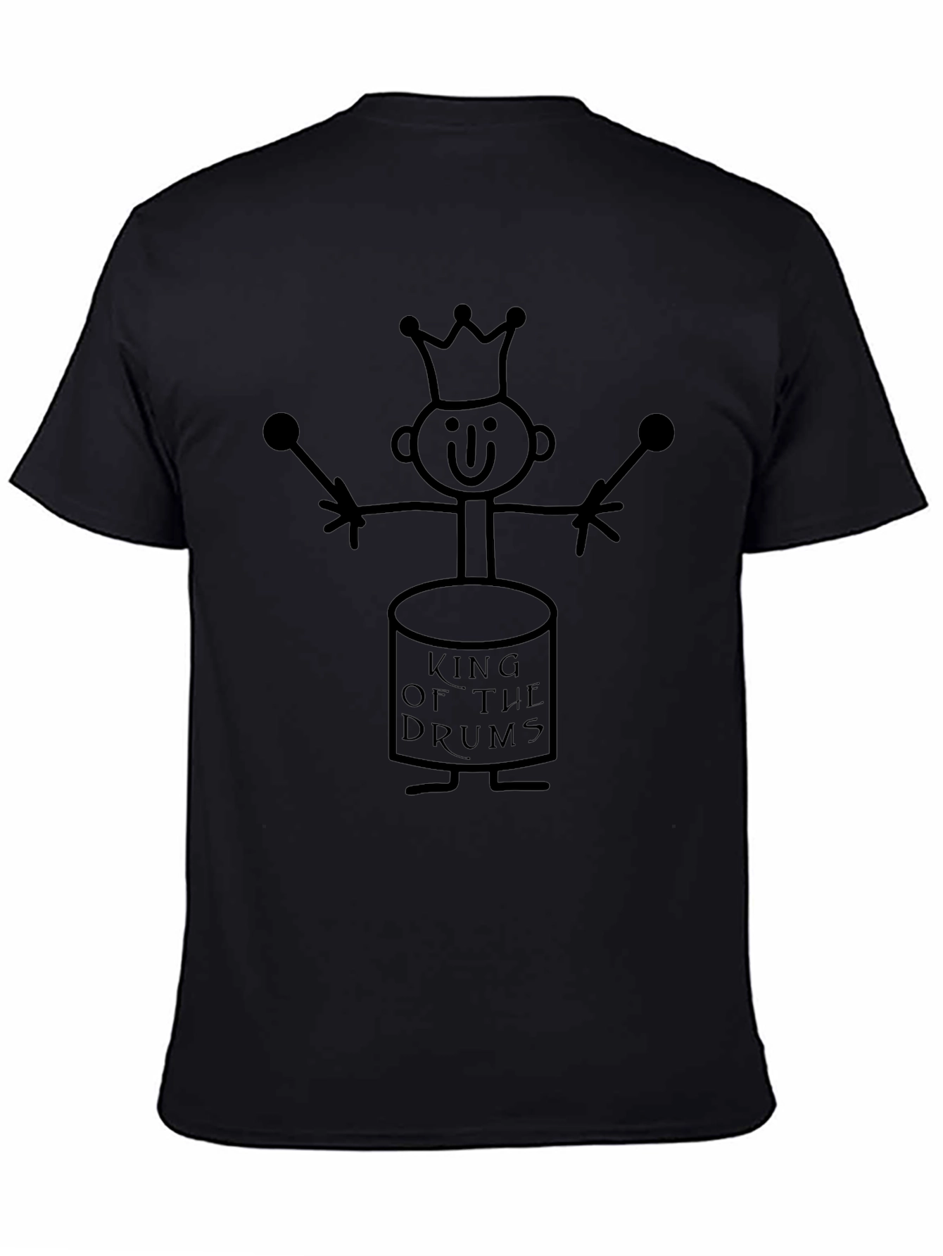 King of the Drums Graphic Tee - Black