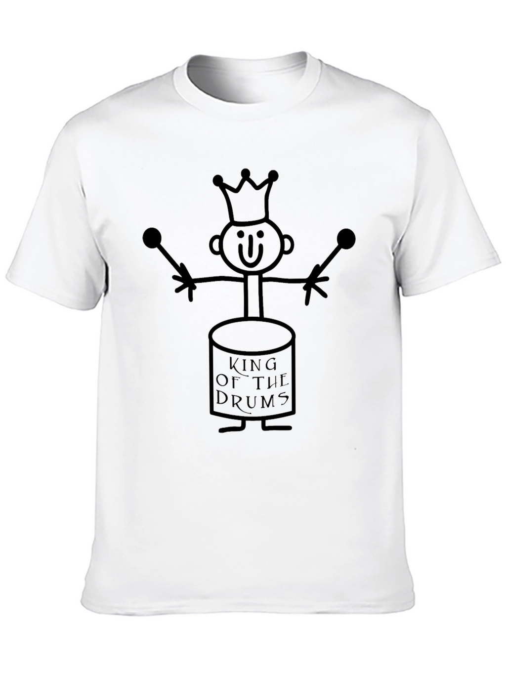 King of the Drums Graphic Tee - Black