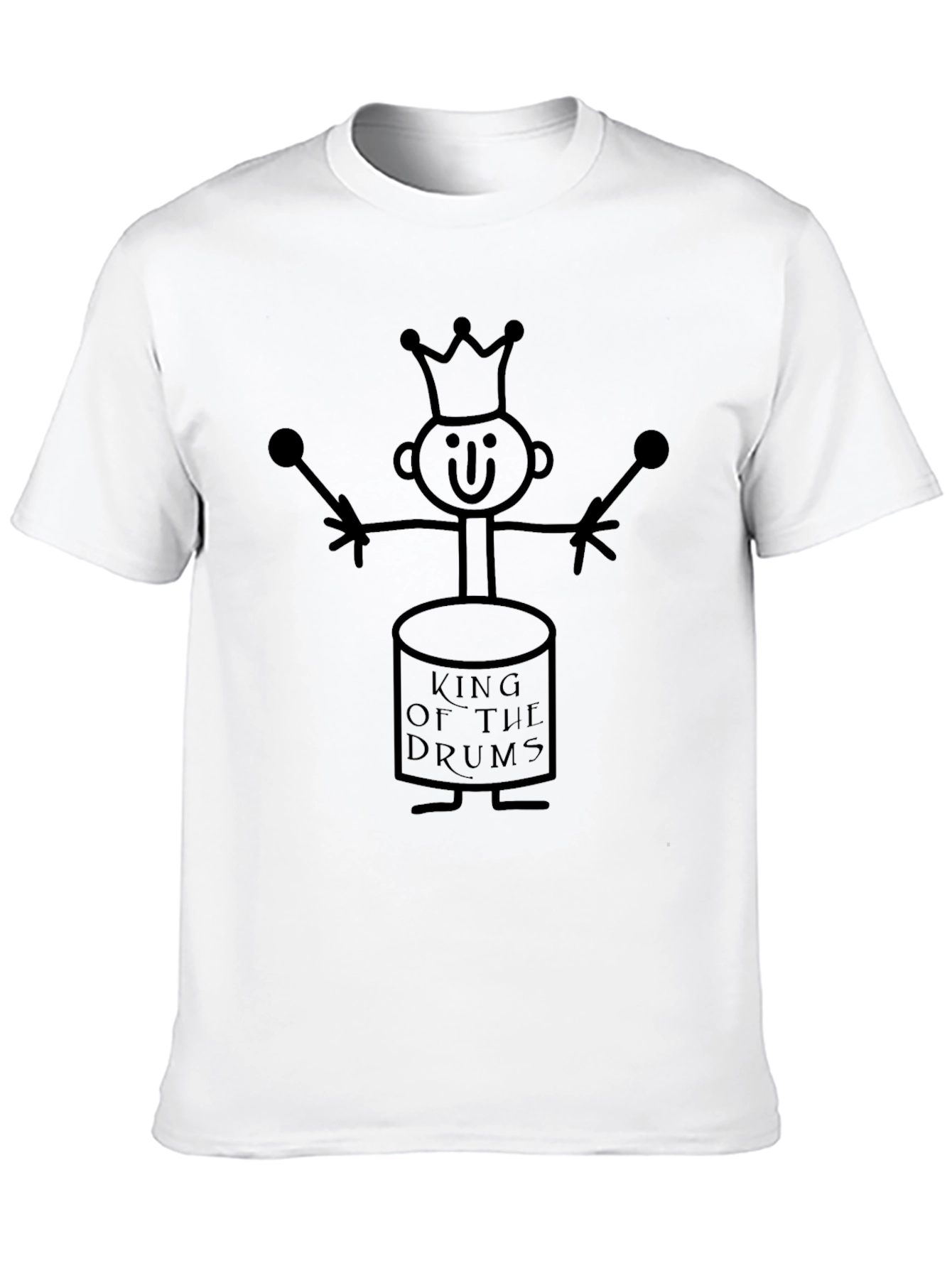 King of the Drums Graphic Tee - Black