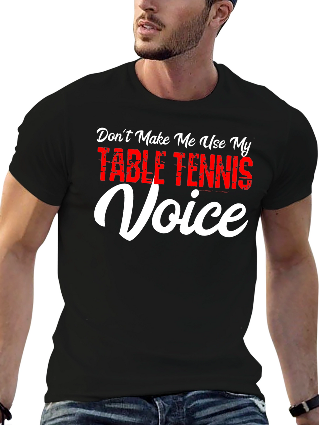 Table Tennis Voice T-Shirt - Funny Ping Pong Tee
