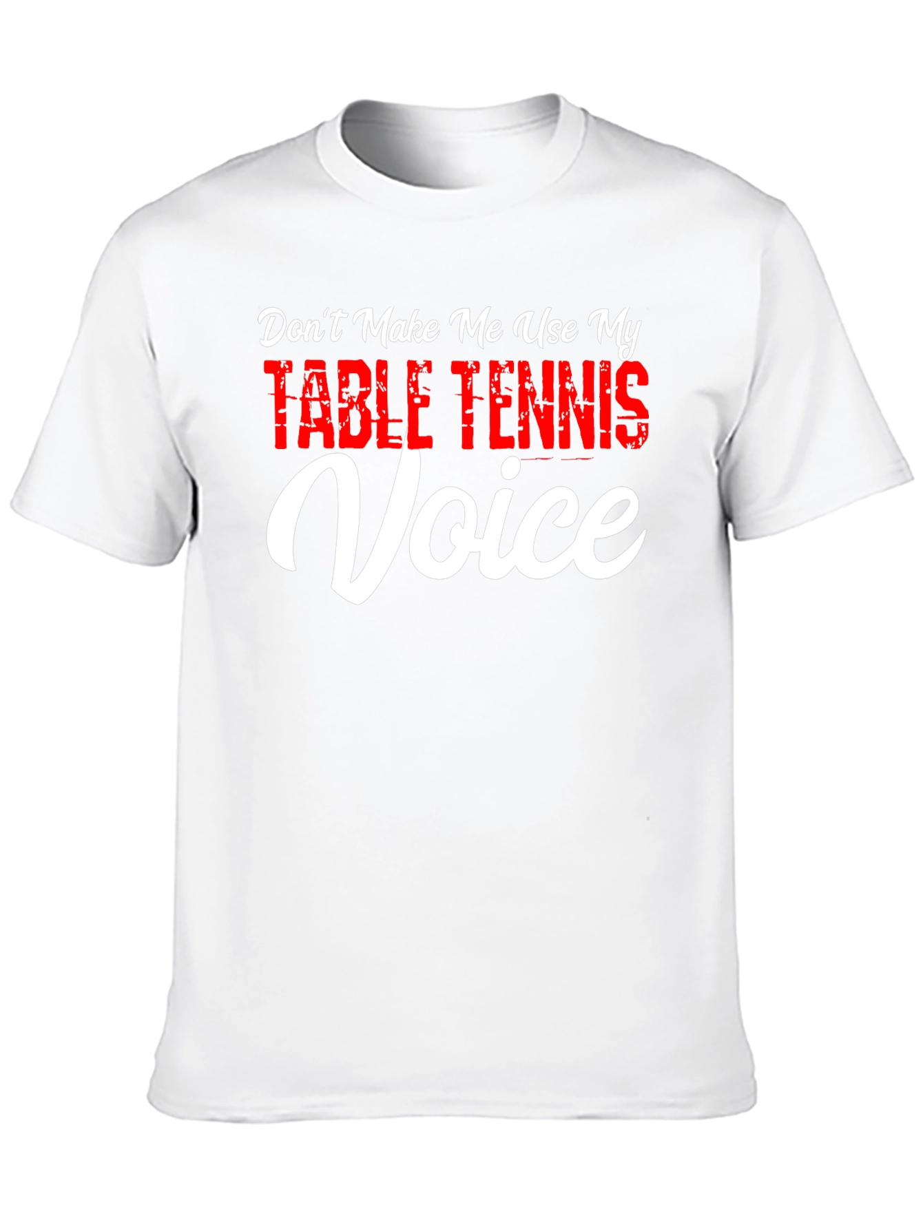 Table Tennis Voice T-Shirt - Funny Ping Pong Tee