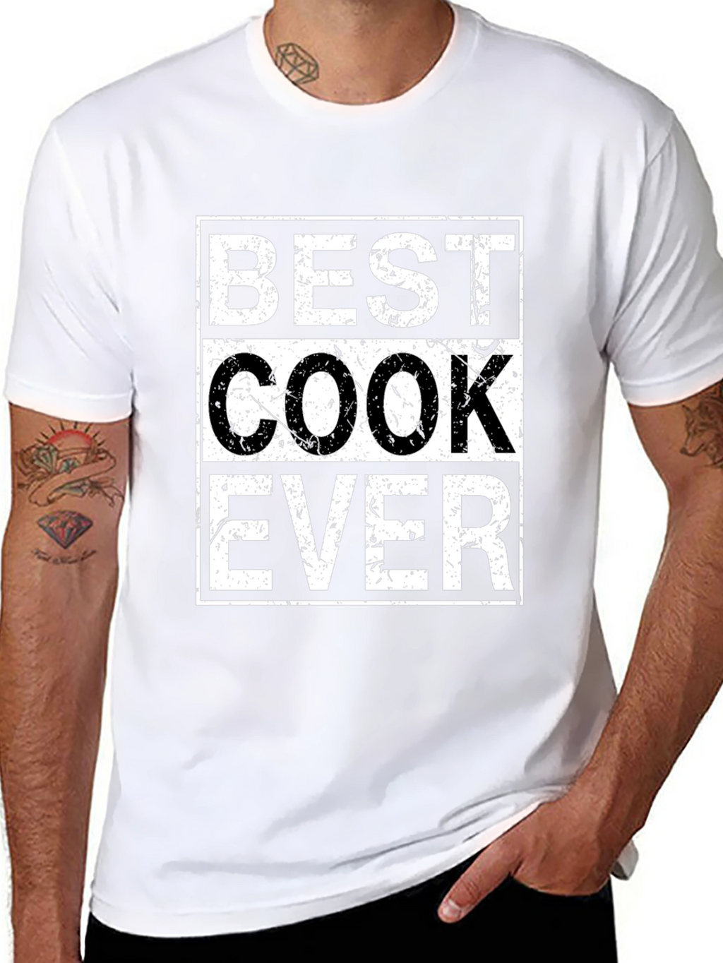 Best Cook Ever T-Shirt - Black Graphic Tee