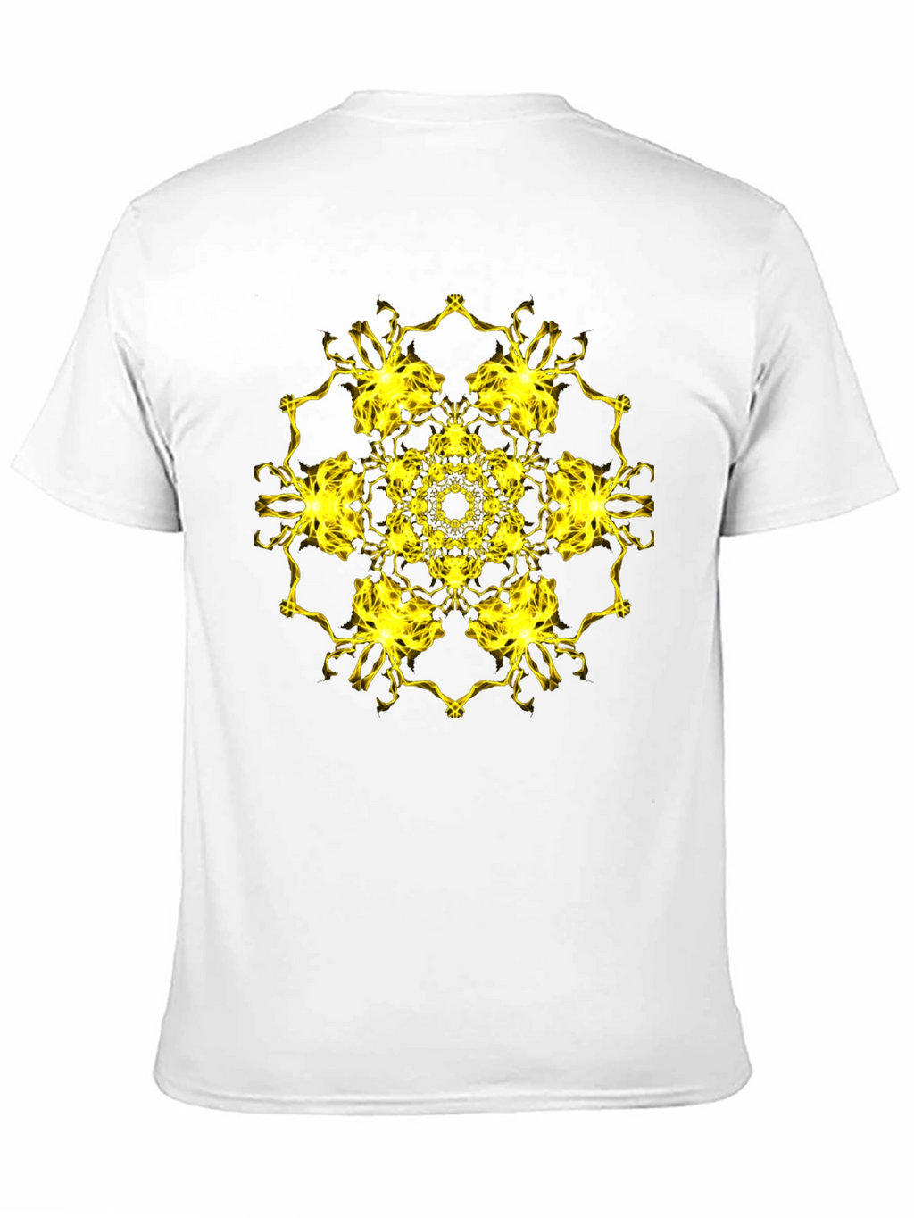 Electric Mandala Graphic Black T-Shirt