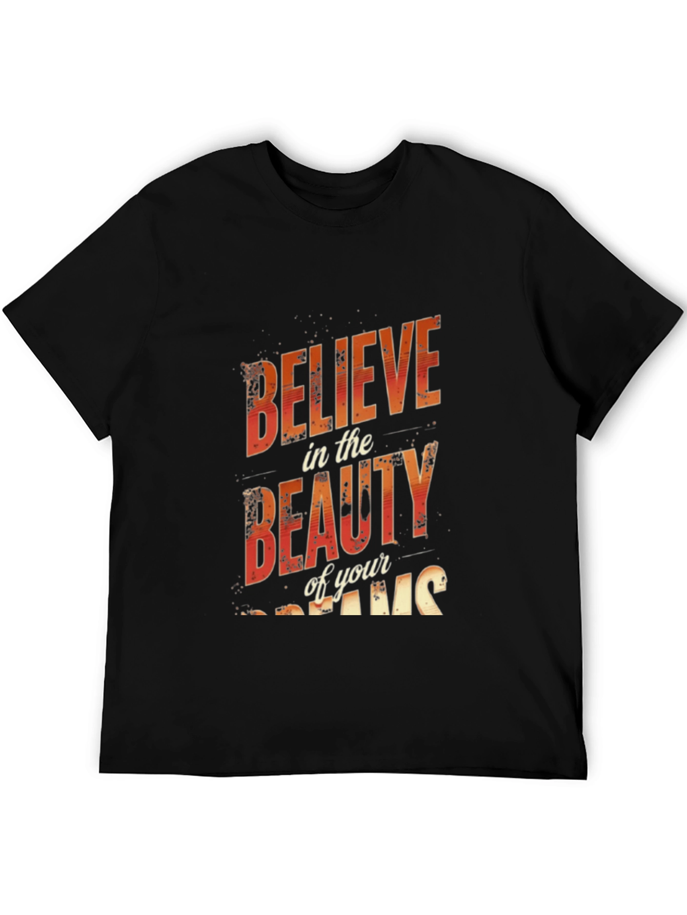 Believe in Beauty Black Graphic Tee