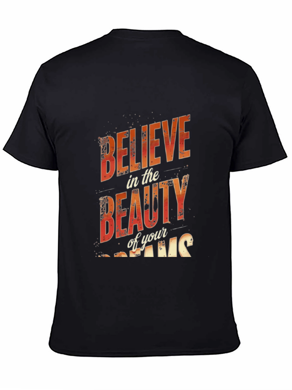 Believe in Beauty Black Graphic Tee